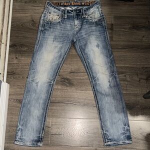 BLUE Rock Revival jeans